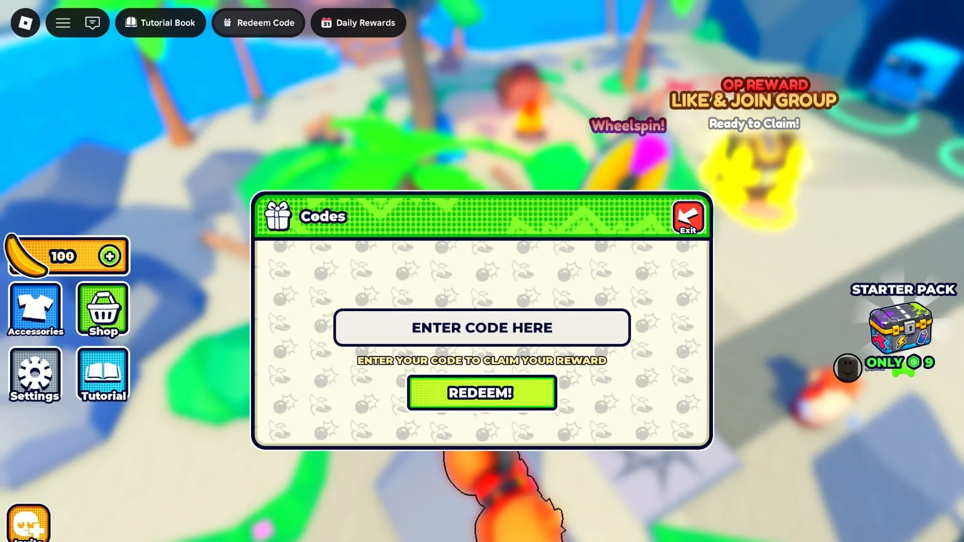 How to redeem codes in Bombanana