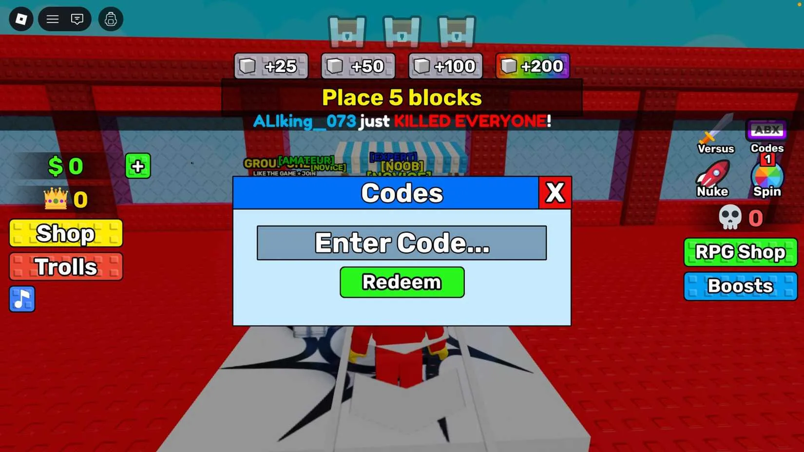 How to redeem codes in Bridge Battles