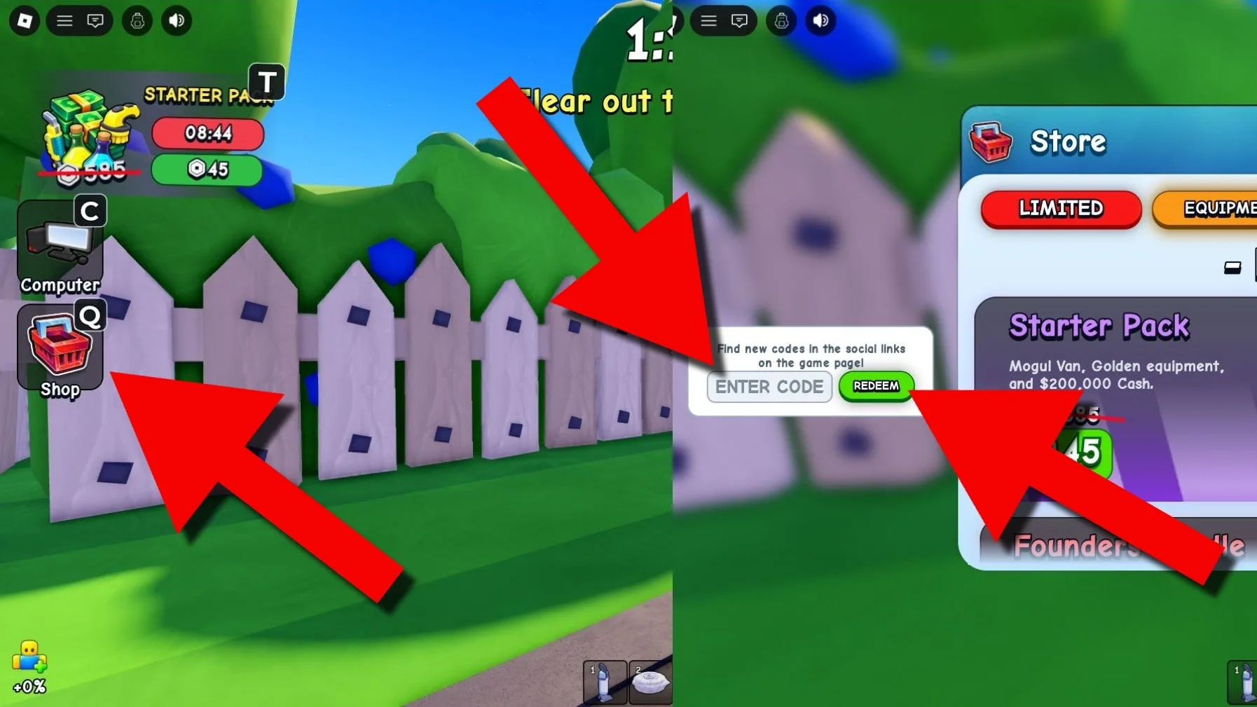 How to redeem codes in Flip a House
