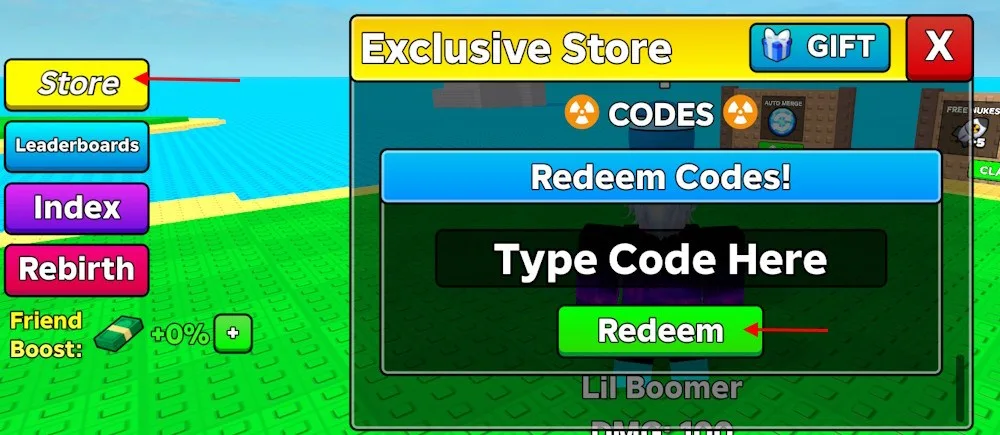 How to redeem codes in Merge a Nuke
