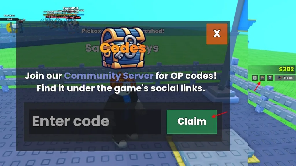 How to redeem codes in My Anime Mine