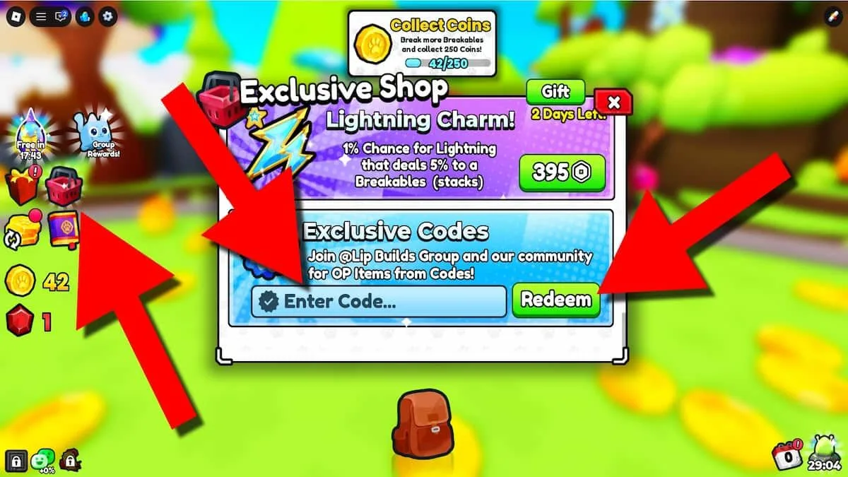 How to redeem codes in Pets Universe