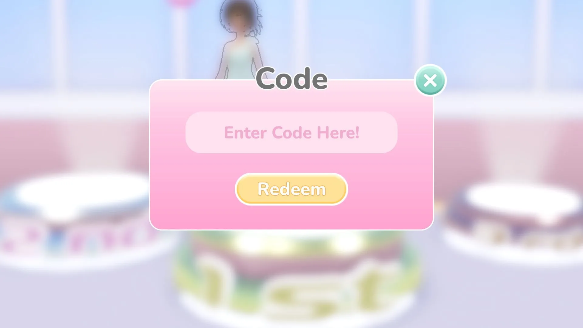How to redeem codes in Prism Runway Show