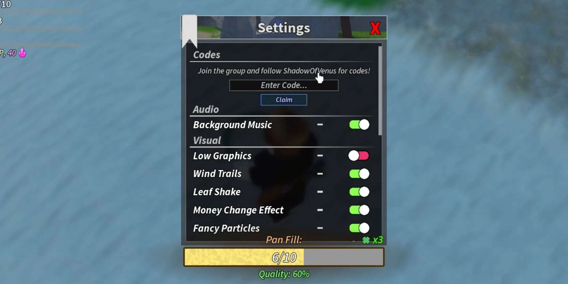 How to redeem codes in Prospecting