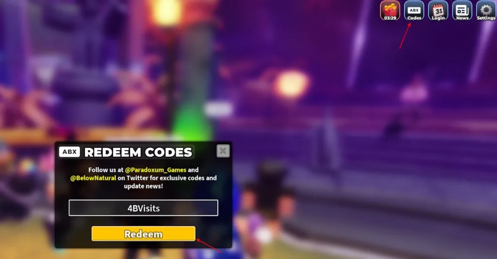How to redeem codes in Tower Defense Simulator (TDS)